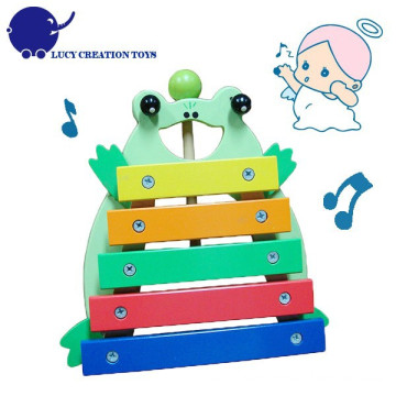 Child Musical Instruments Wooden Frog Toy Xylophone